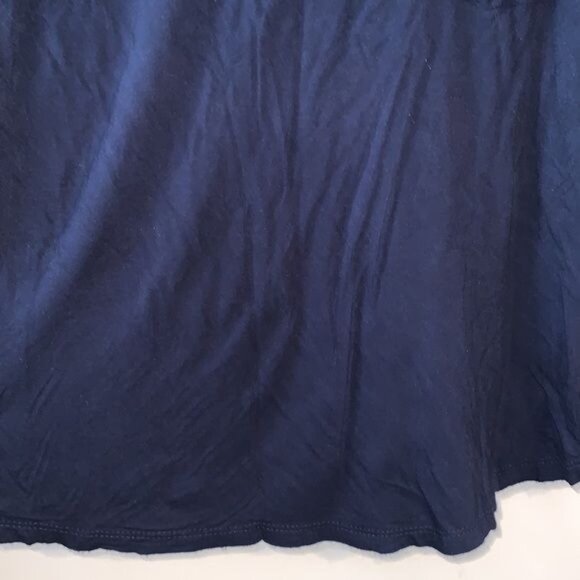 Honeydew Womens V-Neck Short Sleeve T-Shirt Navy Blue Size L - Picture 7 of 10